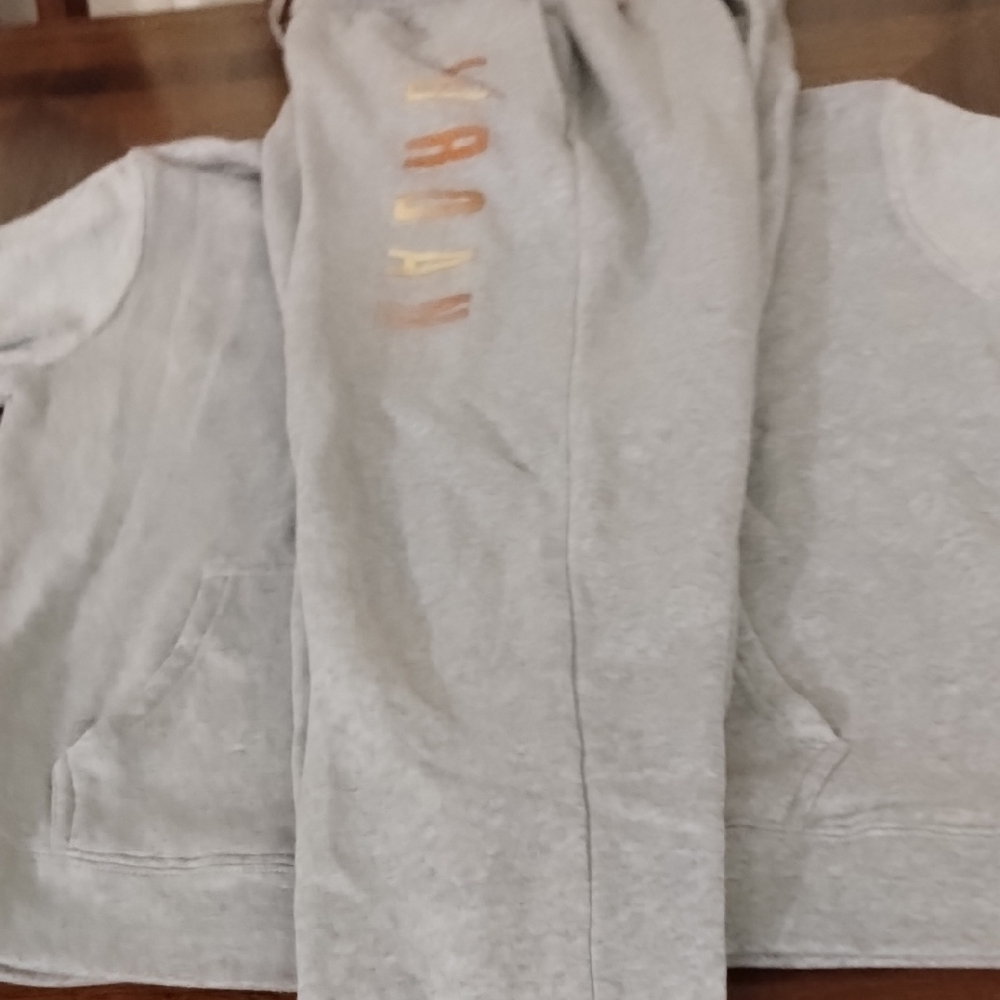 Jordan Gray Hoodie and Sweatpants Set